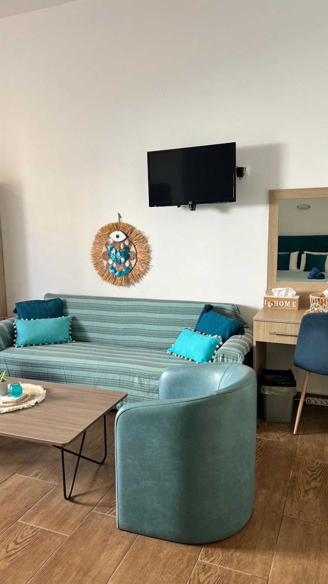 Grande Blue Suites With Private Bay 阿彻奇洛斯 外观 照片